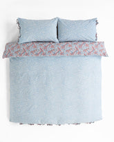 William Morris At Home Clover Powder Blue/madder Bedding